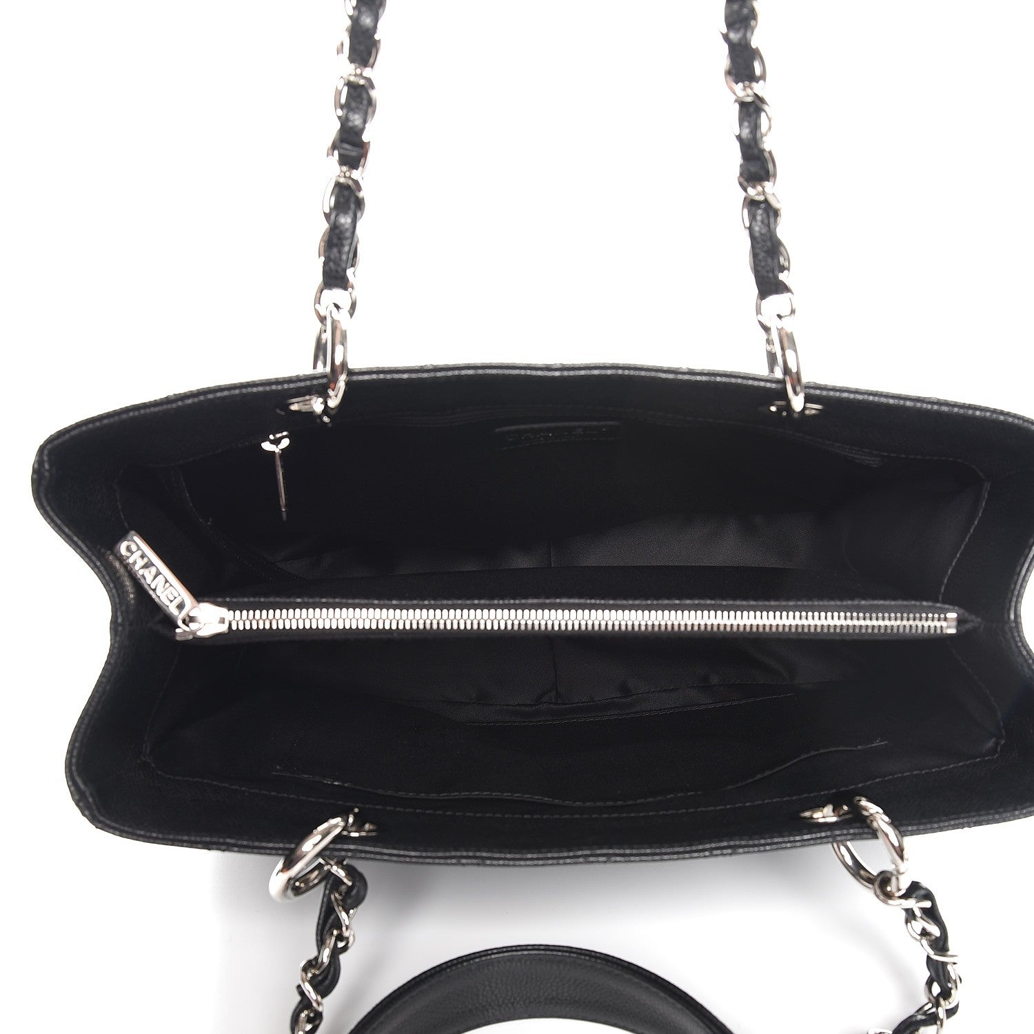 Chanel Caviar Quilted Grand Shopping Tote GST Black 5 of 12