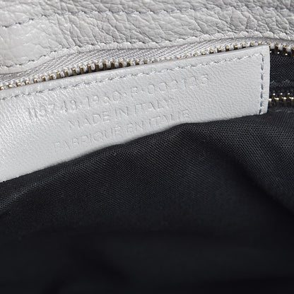 Louis Vuitton BALENCIAGA Chevre Gold Metallic Edge City Gris Perle 8 of 10