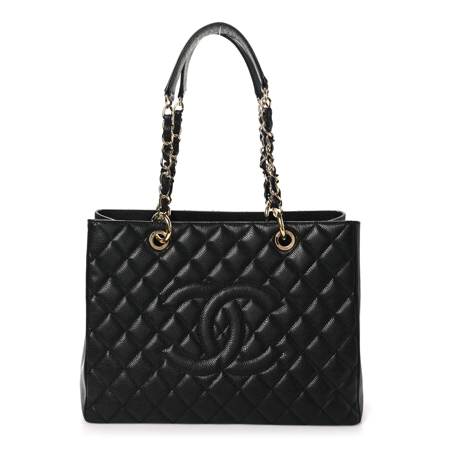 Chanel Caviar Quilted Grand Shopping Tote GST Black 1 of 10