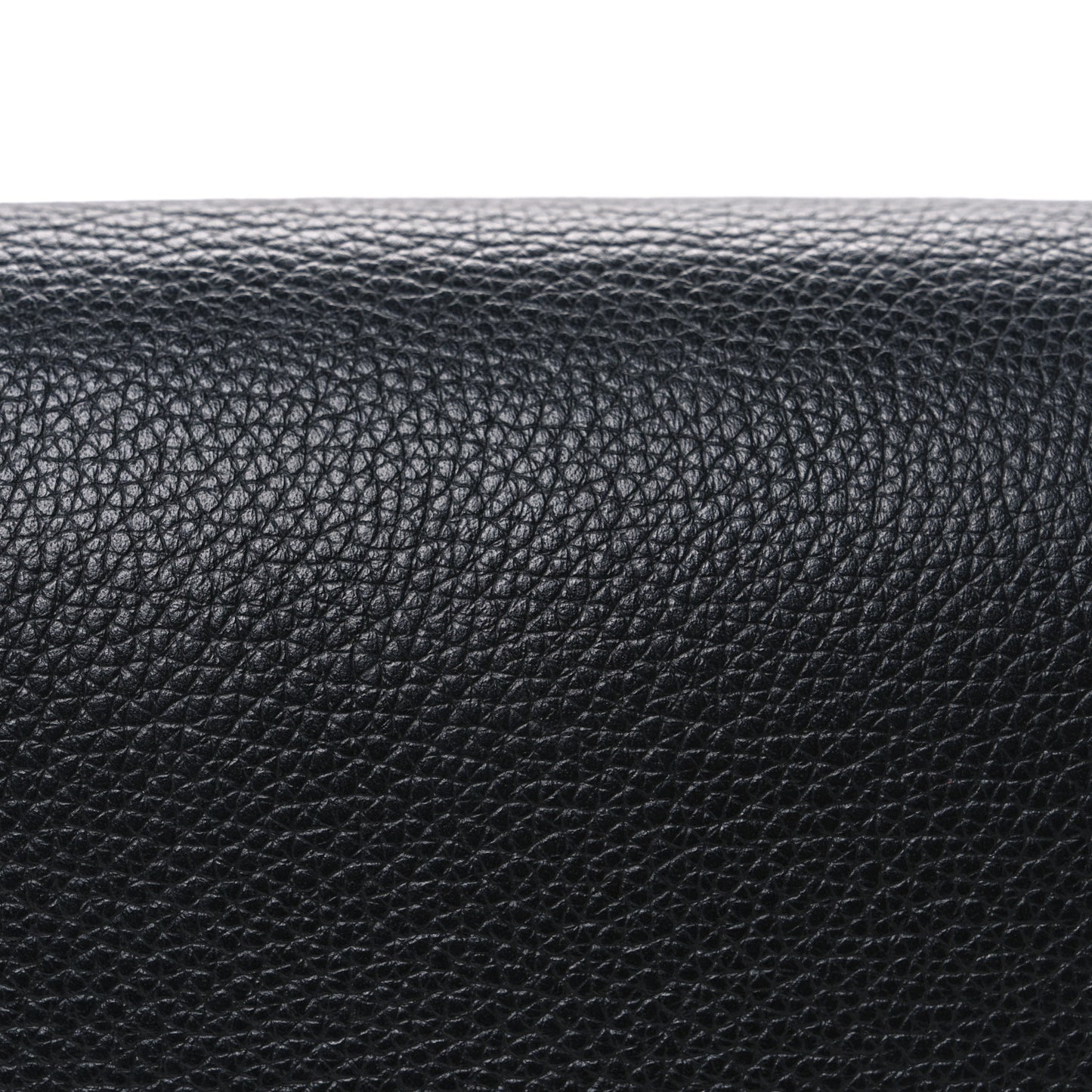 Grainy Calfskin Vintage Check Note Crossbody Bag Black