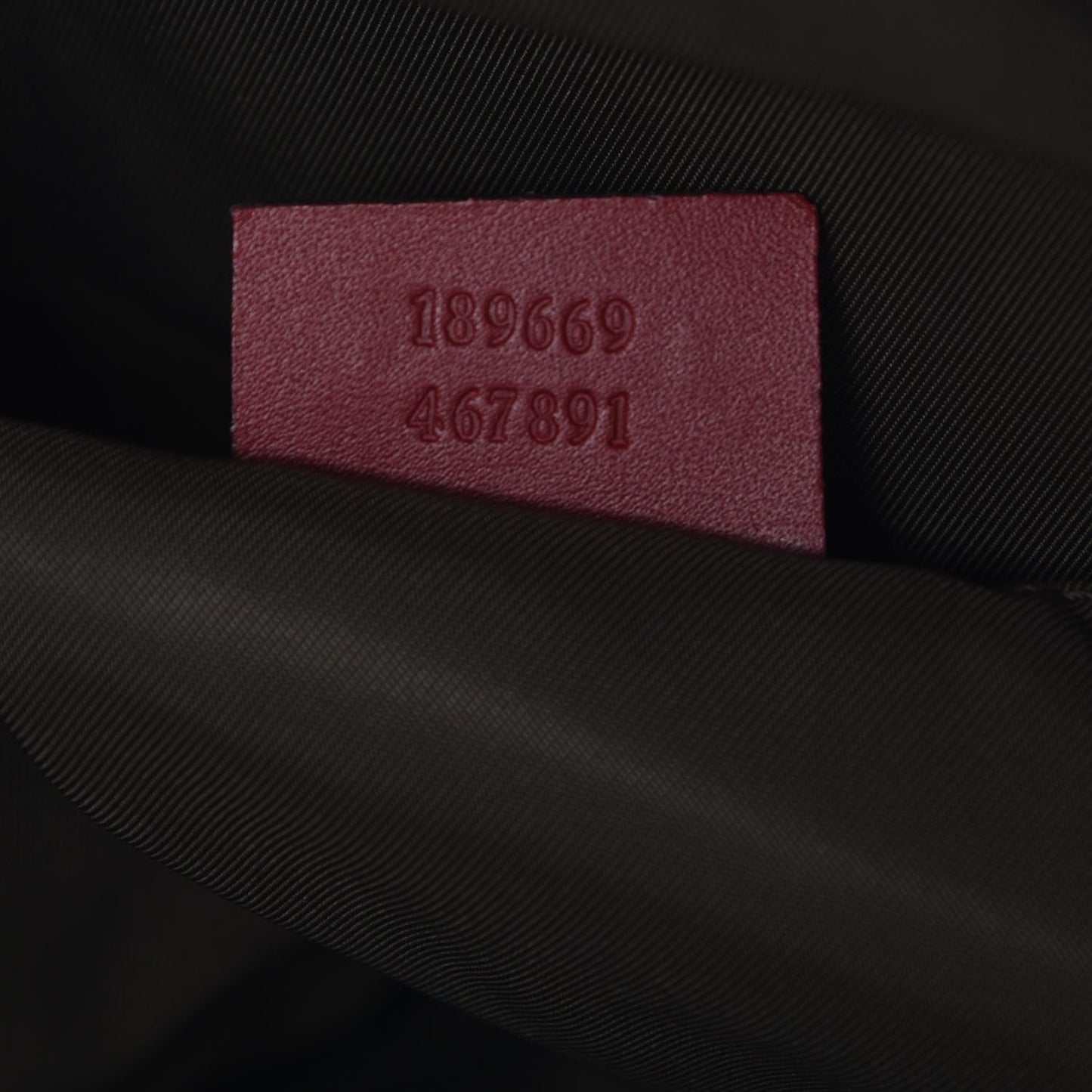 GG Monogram Medium Web Handle Vertical Tote Red