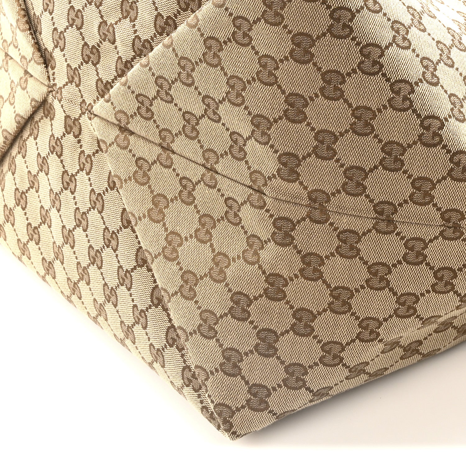 Gucci GG Supreme Monogram Web Medium Totissima Shopping Tote Beige Ebony 10 of 11
