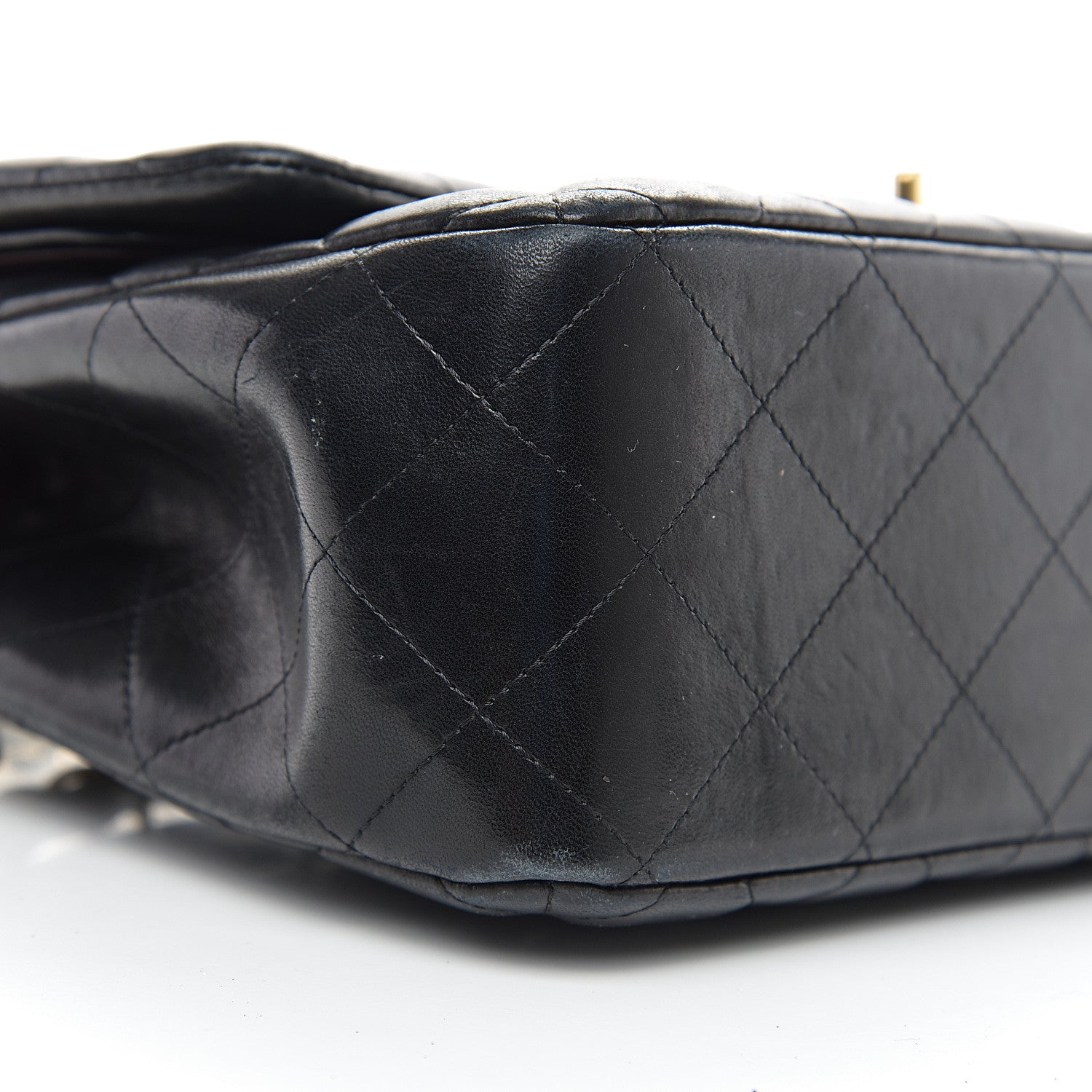 Chanel Lambskin Quilted Jumbo Double Flap Black 10 of 12