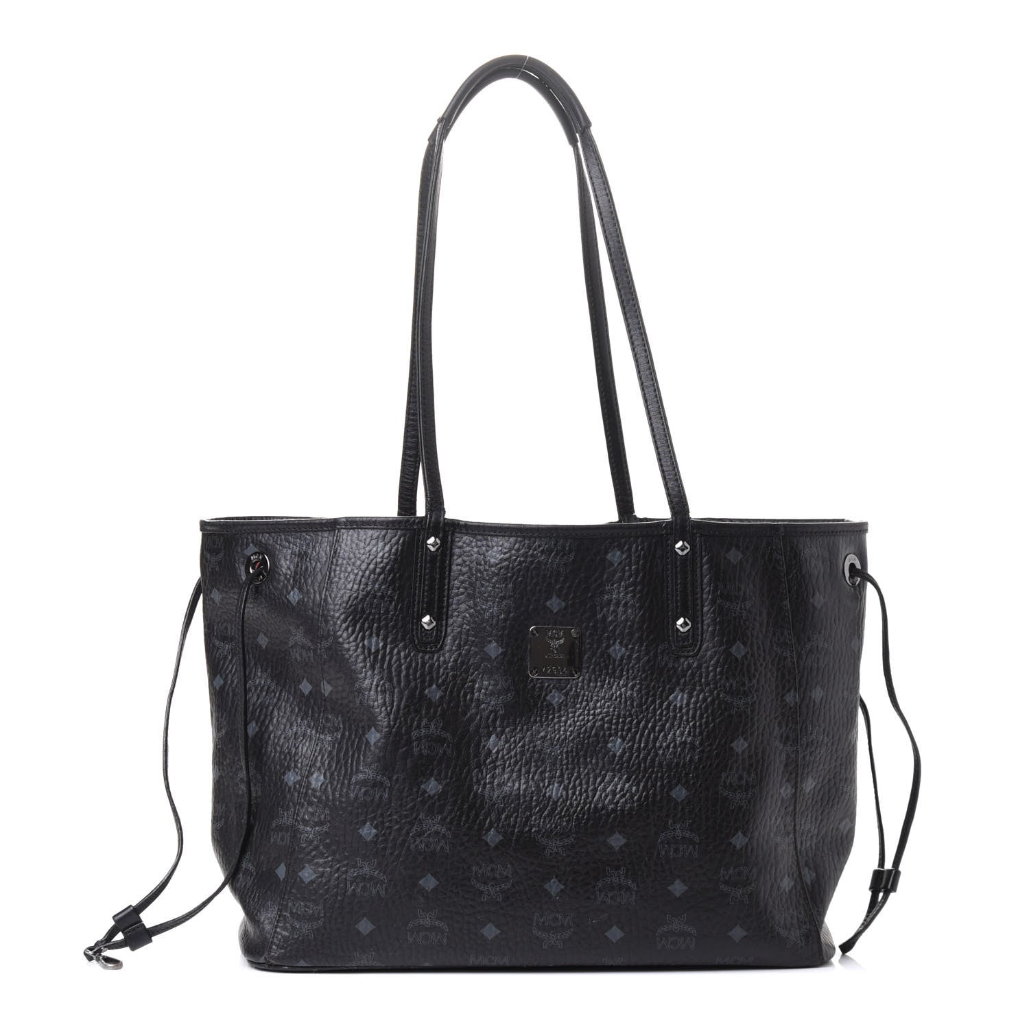 MCM Metallic Galaxy Visetos Medium Project Reversible Shopper Tote Black Multicolor 1 of 9