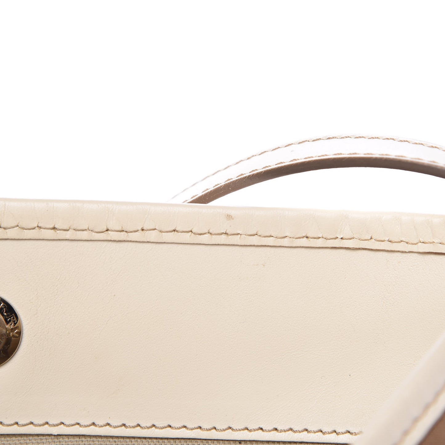 House Check Small Canterbury Tote White