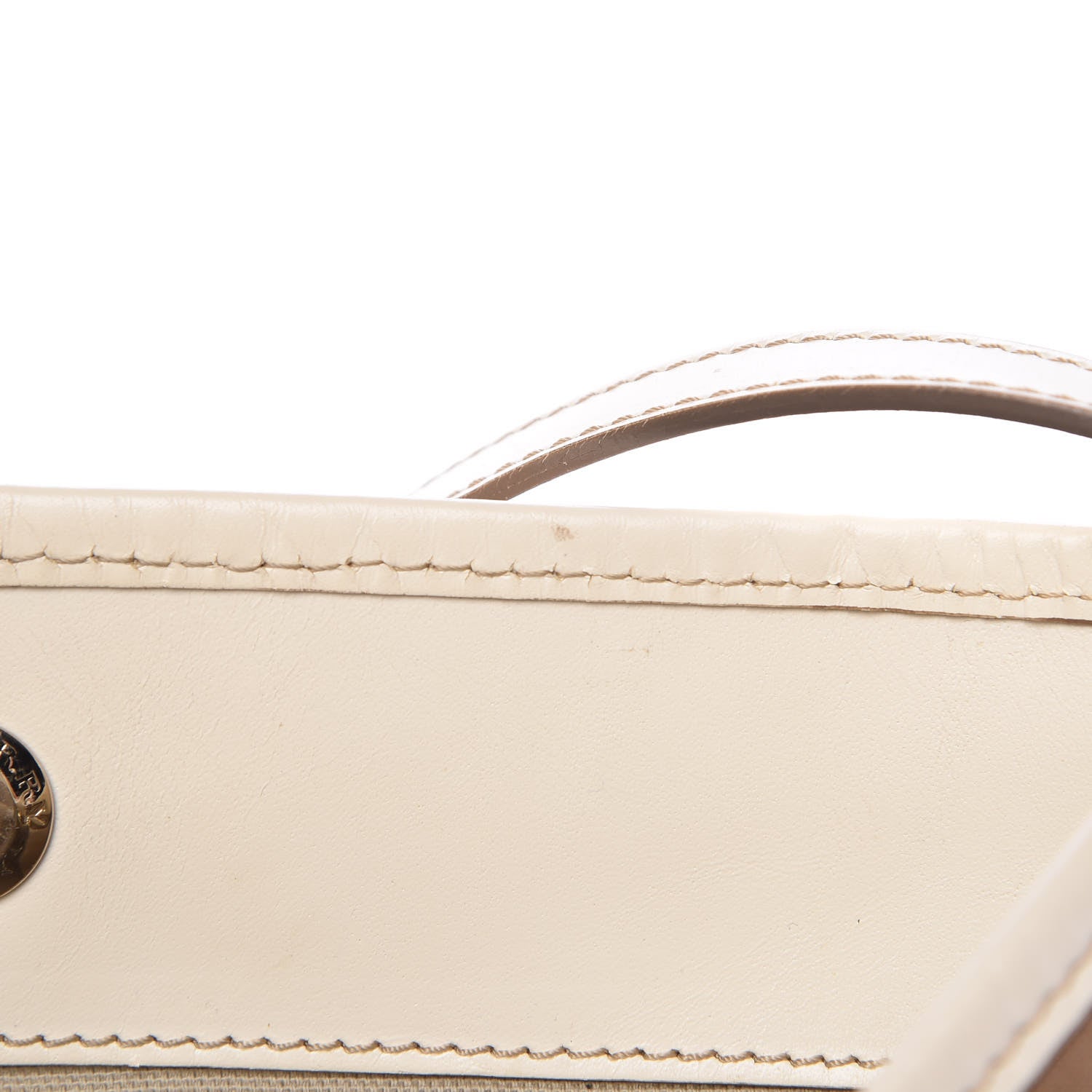 Burberry House Check Small Canterbury Tote White 8 of 14