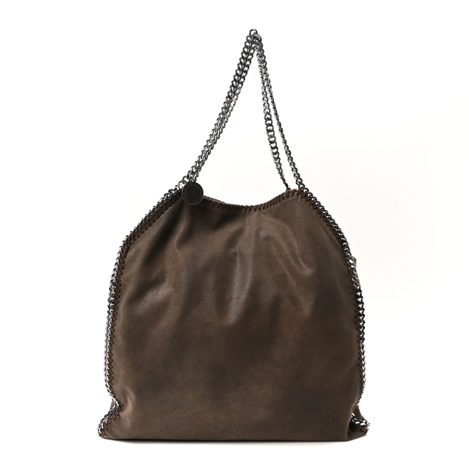 Stella McCartney Shaggy Deer Falabella Fold Over Tote Grey 1 of 10