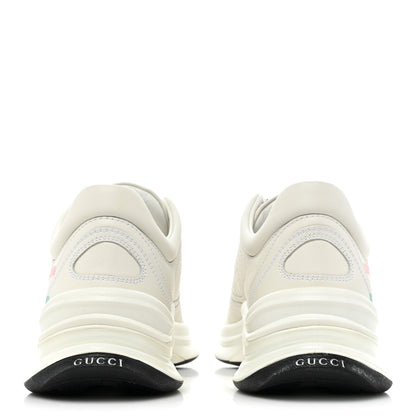 Gucci Ultralight Plutone Calfskin Womens Gucci Run Sneakers 37.5 Great White 4 of 10