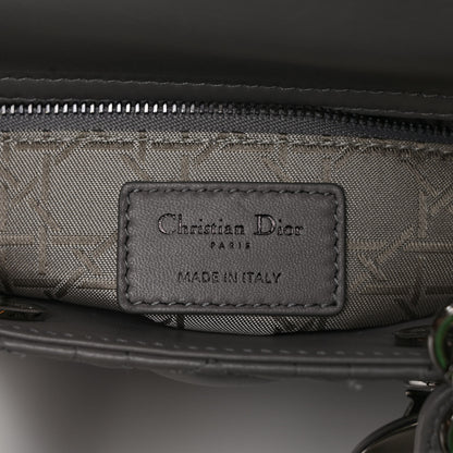 Christian Dior Lambskin Cannage Small My ABCDior Lady Dior Grey 6 of 10