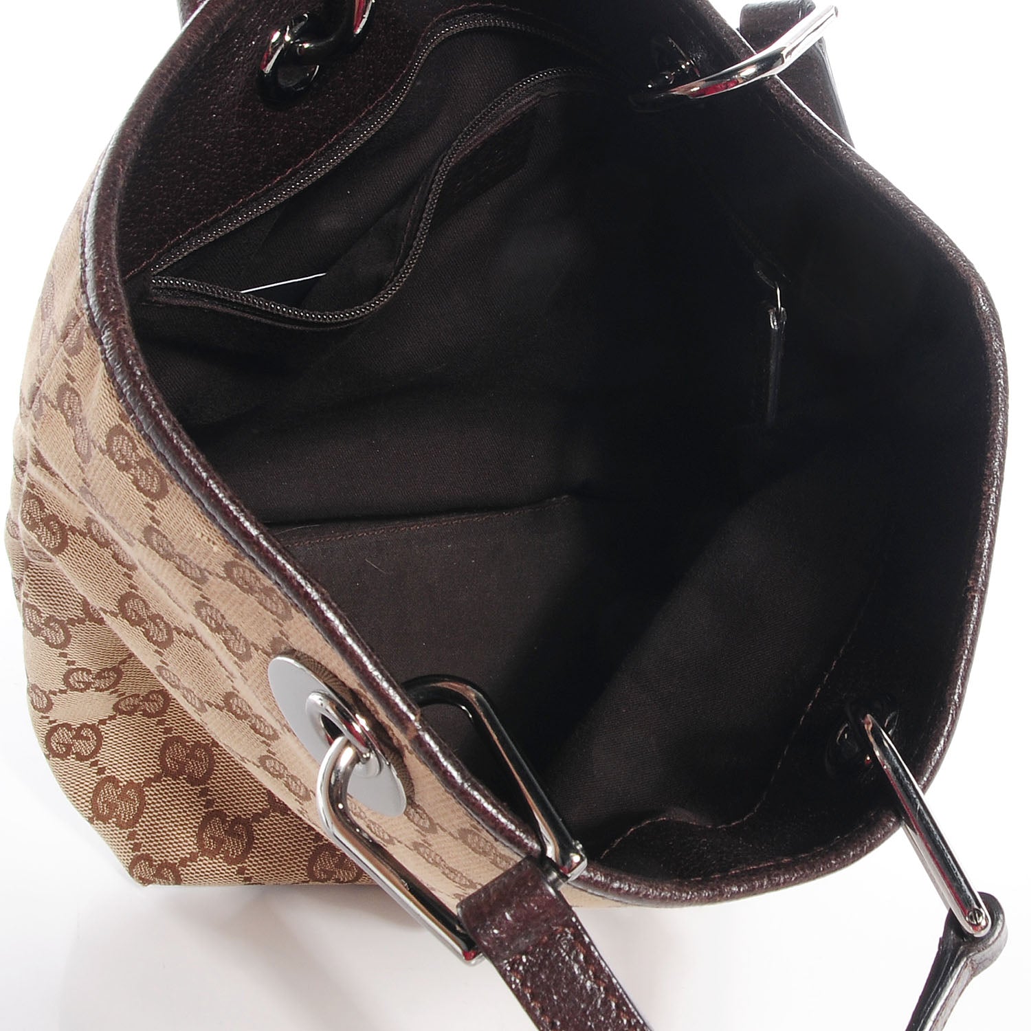 Gucci Monogram Small Eclipse Tote Brown 5 of 7