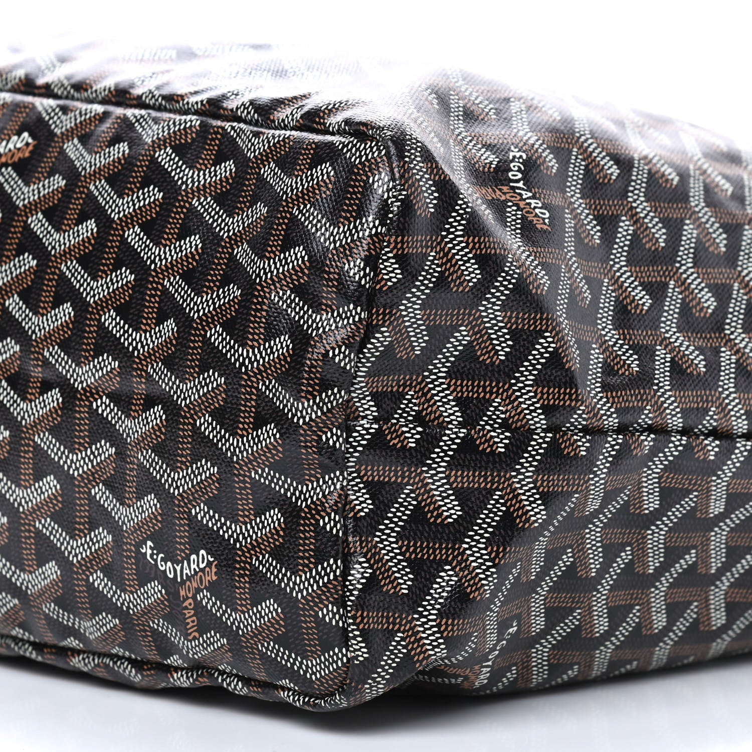 Goyard Goyardine Saint Louis PM Black Gold 10 of 10