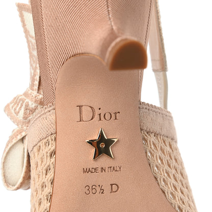 Christian Dior Micro Resille Ribbon J'Adior Slingback 65mm Pumps 36.5 Nude 6 of 9
