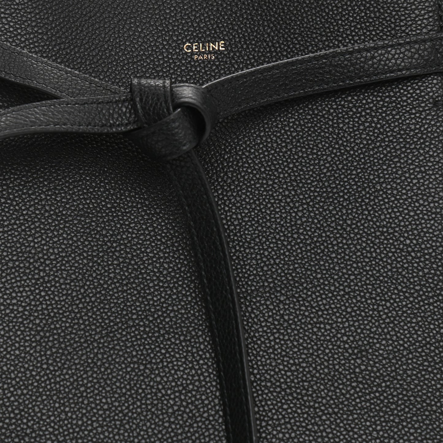 Soft Grained Calfskin Medium Belt Cabas Phantom Black