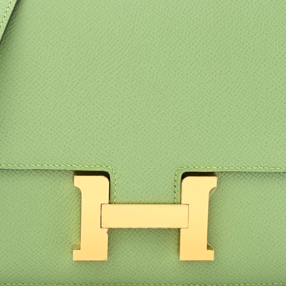 Hermes Epsom Constance 18 Vert Criquet 8 of 10