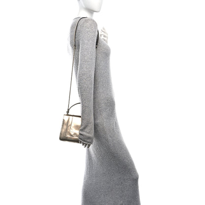 Bulgari Metallic Calfskin Serpenti Forever Top Handle Gold 2 of 10