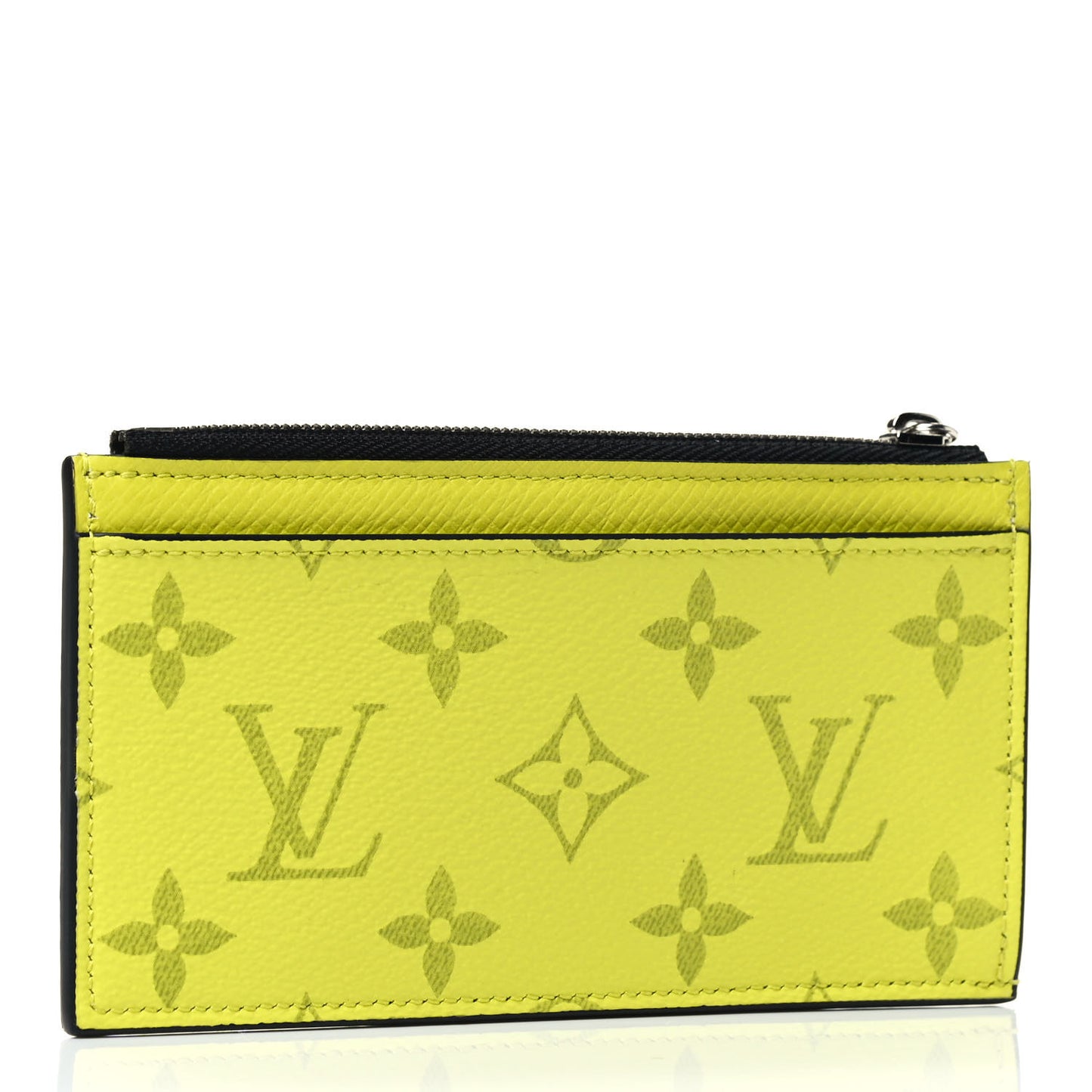 Monogram Taiga Coin Card Holder Yellow