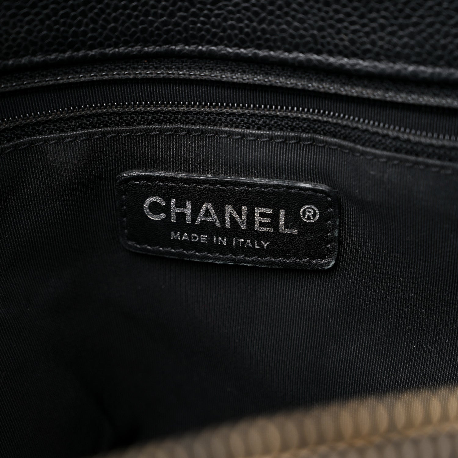 Chanel Caviar Quilted Grand Shopping Tote GST Black 6 of 15
