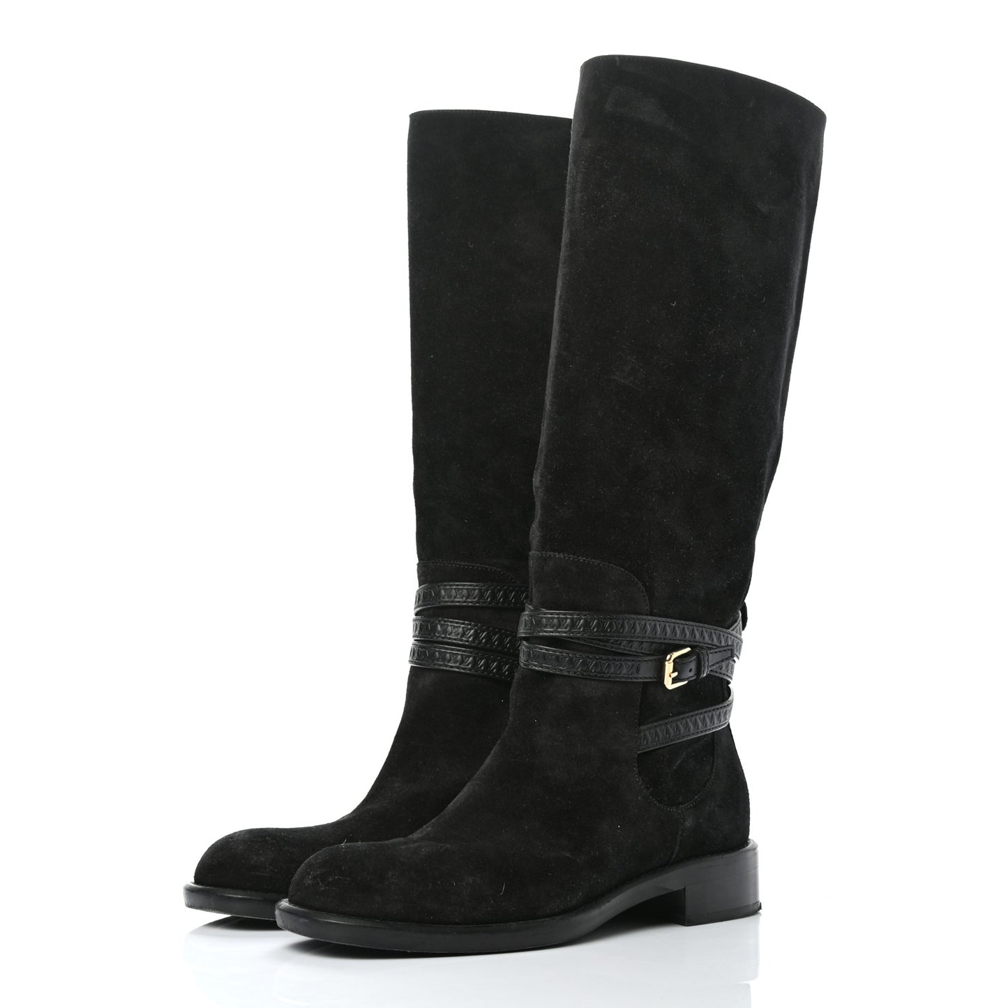 Suede Crossroads High Boot 38.5 Black
