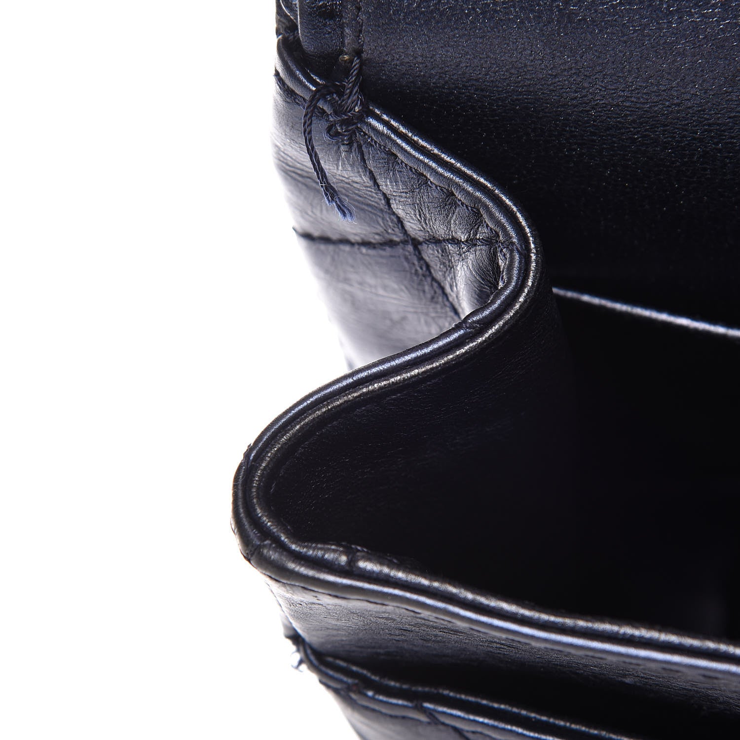 Chanel Metallic Calfskin Quilted 2.55 Reissue 227 Flap Dark Navy Blue 16 of 23