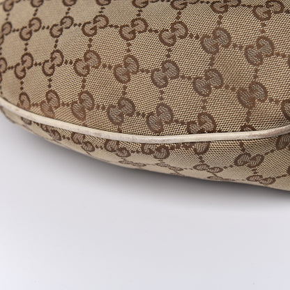 Gucci Monogram Large Wave Hobo Off White 5 of 12