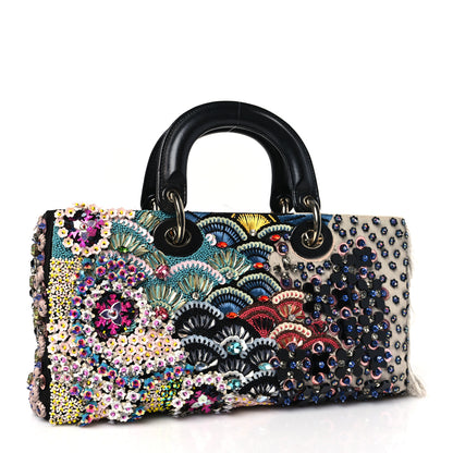 Christian Dior Calfskin Embroidered Sequin East West Lady Dior Multicolor 3 of 8