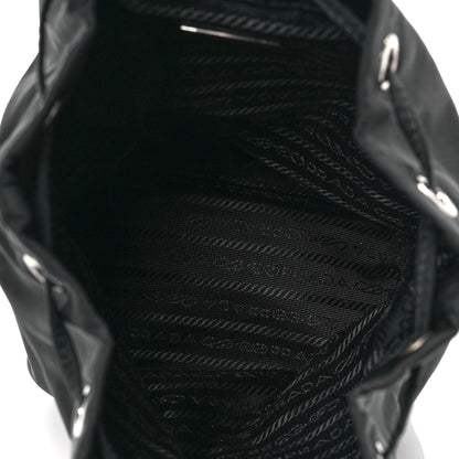 Prada Saffiano Tessuto Nylon Vela Bucket Wristlet Black 5 of 7