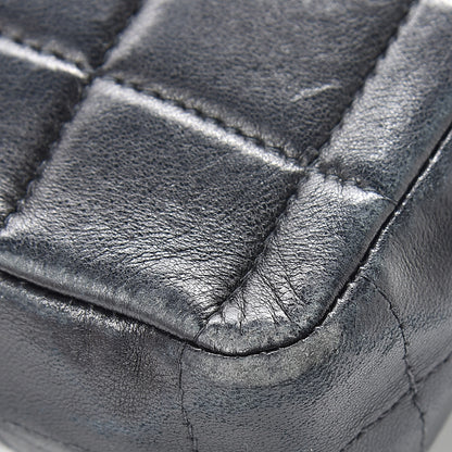 Chanel Lambskin East West Chocolate Bar Flap Black 12 of 17