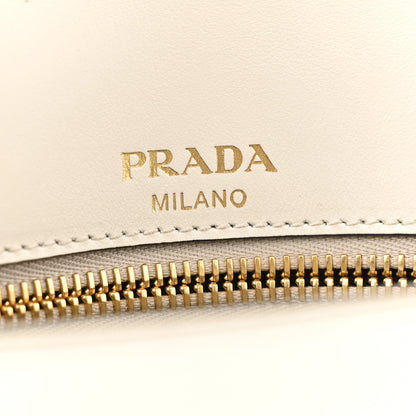 Prada Saffiano Flap Shoulder Bag Talco 6 of 16