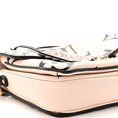 Louis Vuitton Empreinte Monogram Giant Crafty Pochette Metis Creme Black 9 of 10