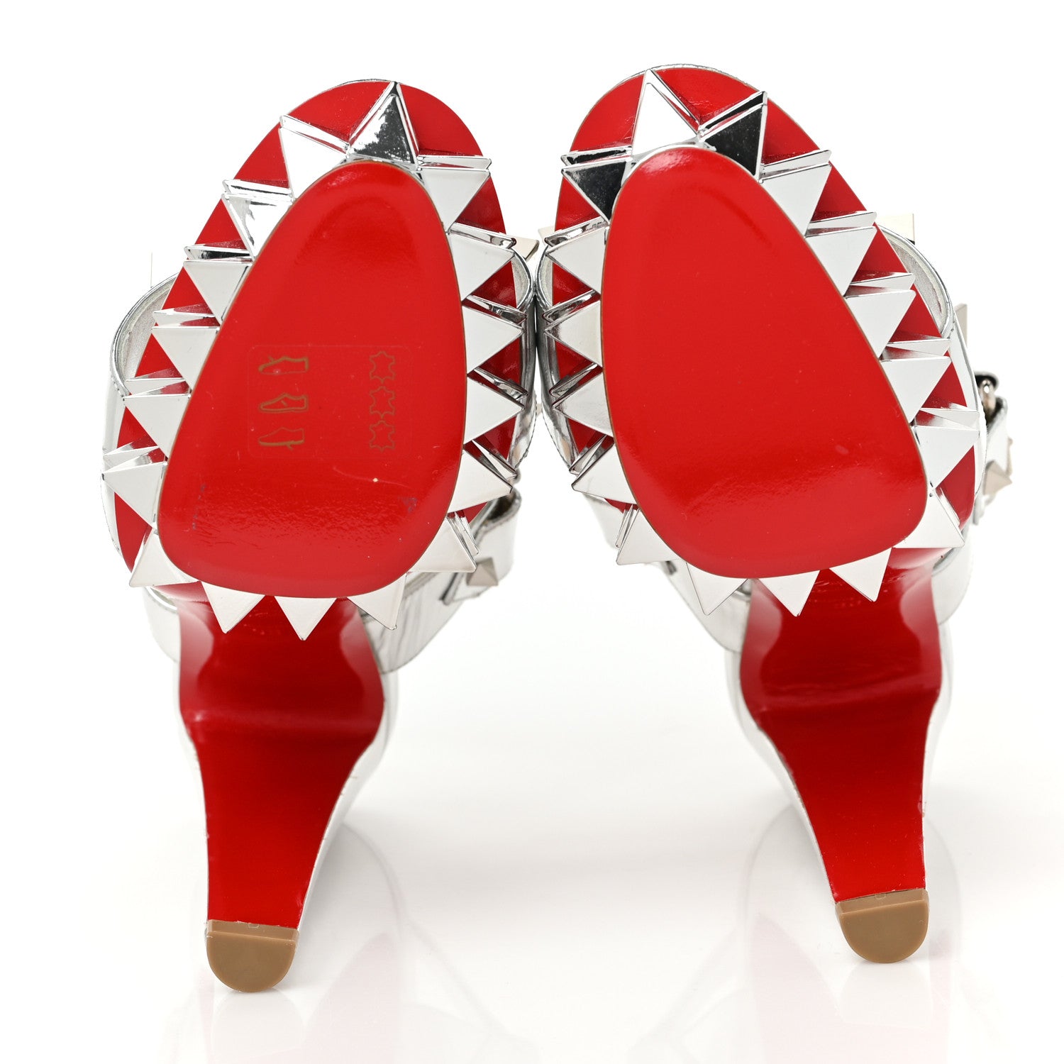 Christian Louboutin Metallic Specchio Cybersandale 150 Pumps 36 Silver 5 of 7