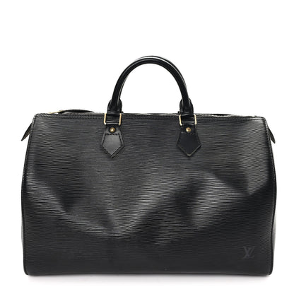 Louis Vuitton Epi Speedy 35 Black 1 of 10
