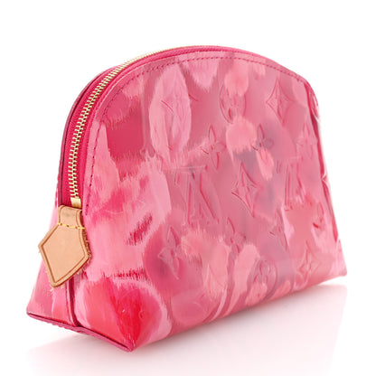 Louis Vuitton Vernis Ikat Cosmetic Pouch Rose Indien 3 of 6