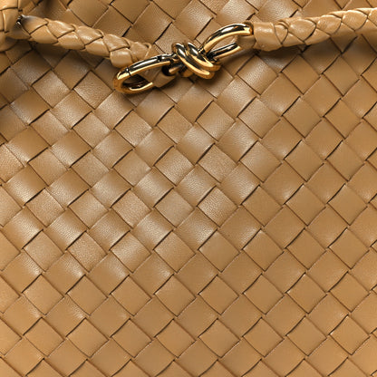 Bottega Veneta Nappa Intrecciato Medium Andiamo Shoulder Bag Dark Praline 8 of 10