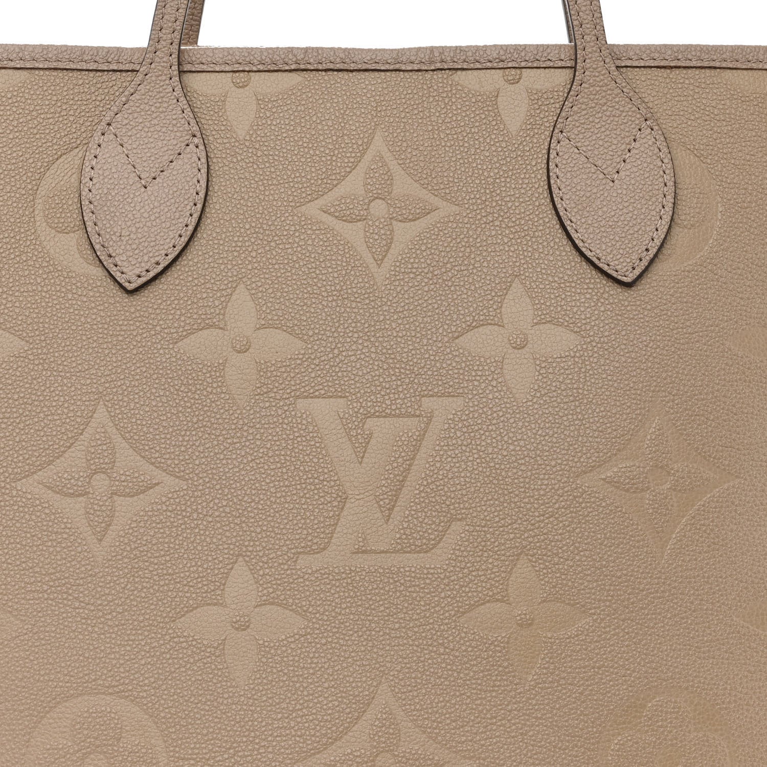 Louis Vuitton Empreinte Monogram Giant Neverfull MM Tourterelle 10 of 13