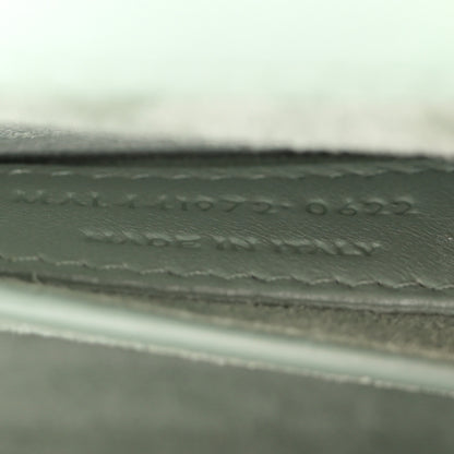 Saint Laurent Calfskin Small Monogram Sunset Vert Opaline 7 of 15