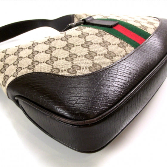Canvas Monogram Jackie O Hobo