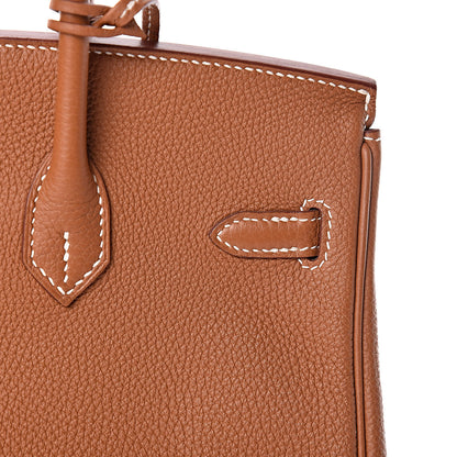 Hermes Togo Birkin 25 Gold 11 of 40