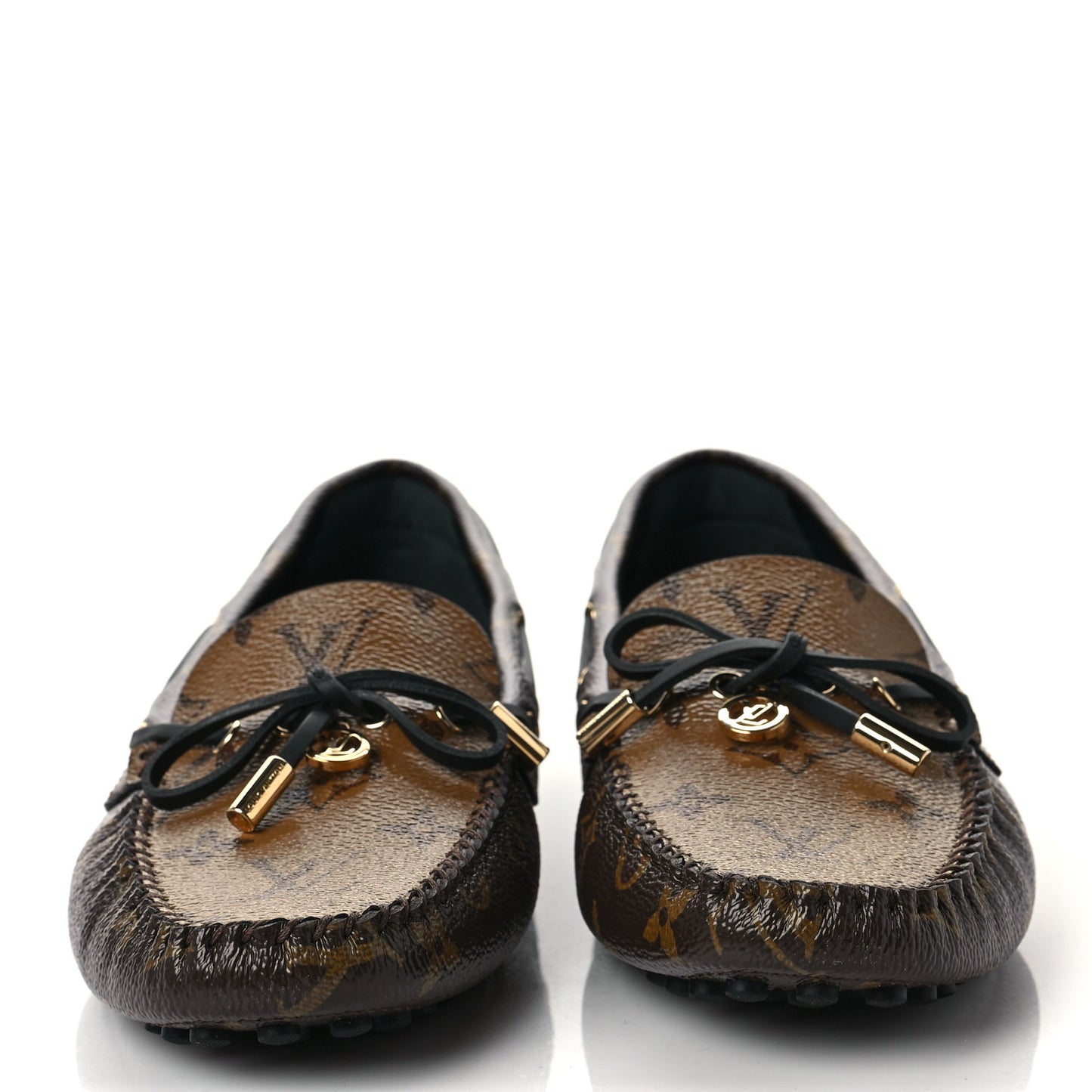 Patent Reverse Monogram Gloria Loafers 40