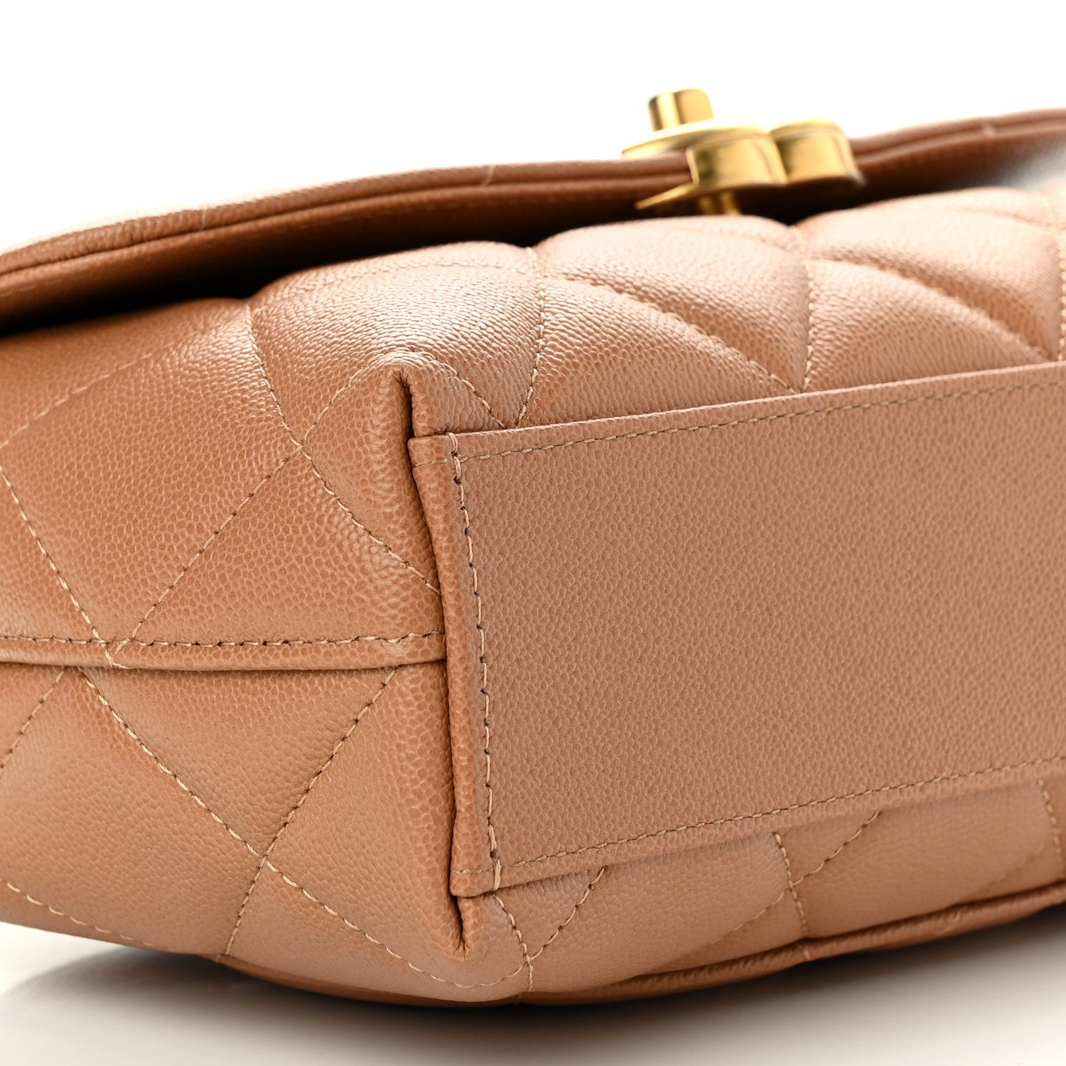 Chanel Caviar Quilted Small Flap Dark Beige 5 of 10