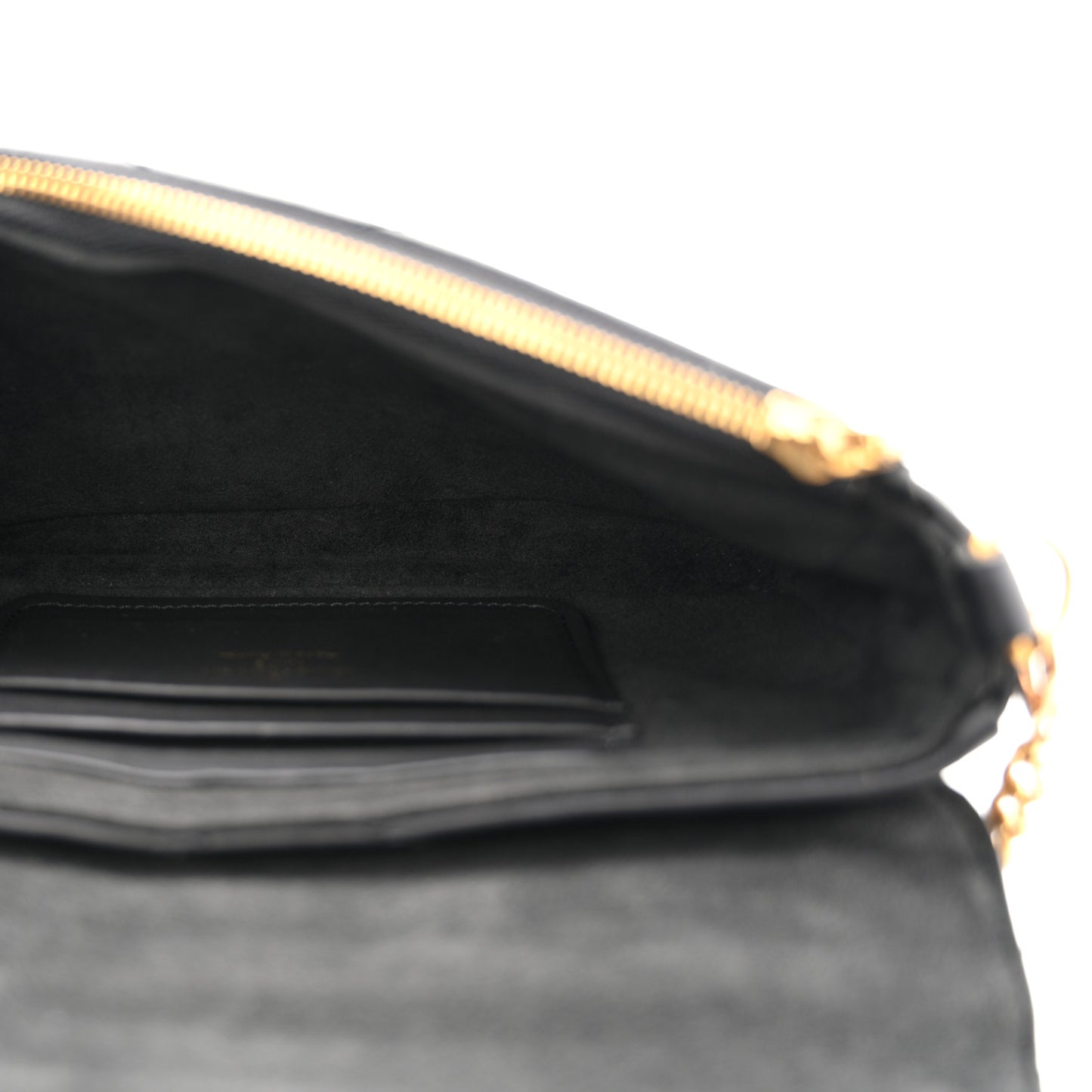 Calfskin New Wave Chain Pochette Black