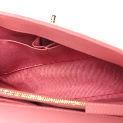 Chanel Caviar Quilted Small Coco Handle Flap Pink 5 of 9