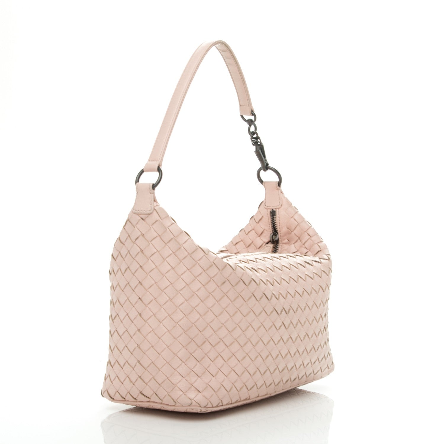 Bottega Veneta Nappa Intrecciato Small Shoulder Bag Petale 3 of 8