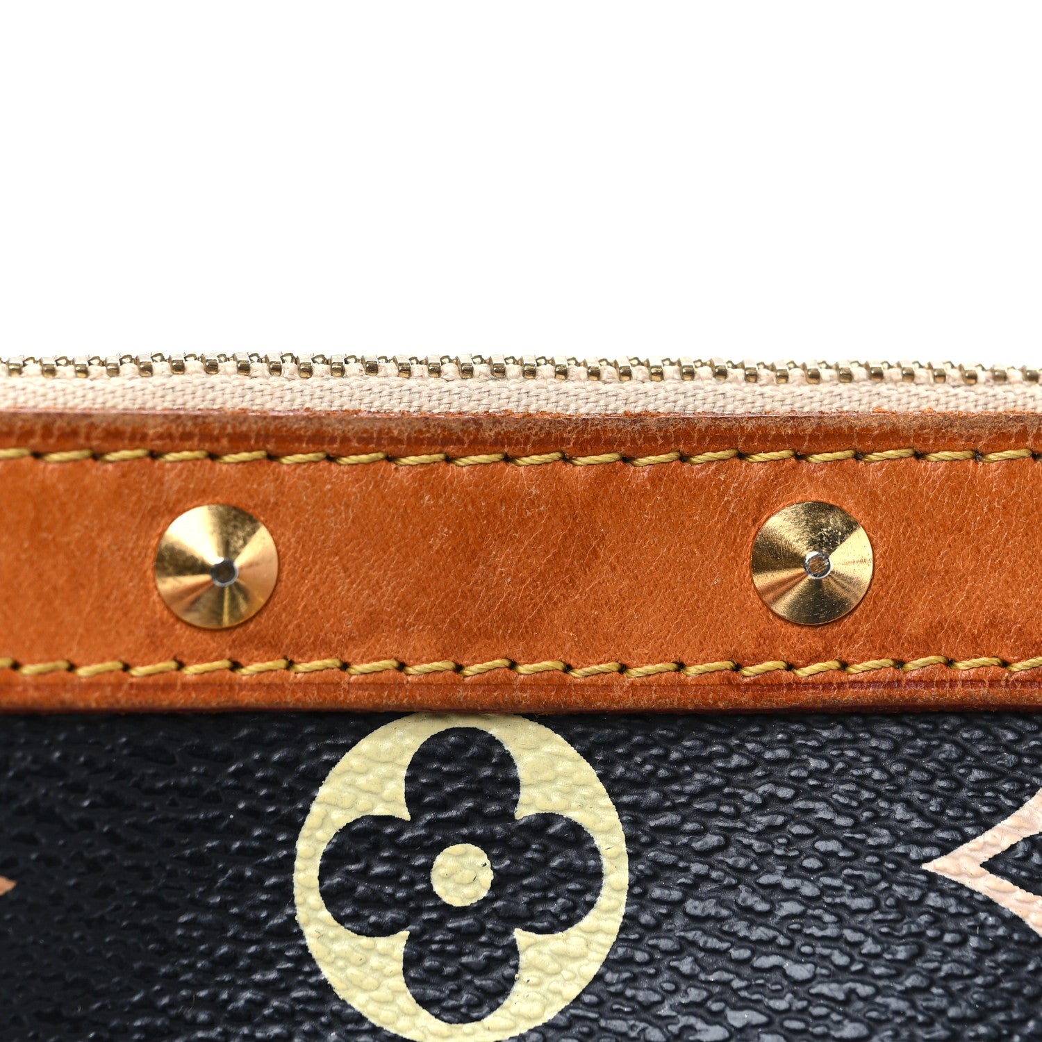 Louis Vuitton Monogram Multicolor Pochette Accessories Black 9 of 10