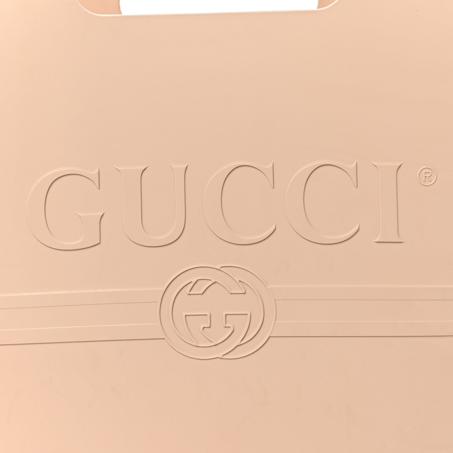 Rubber Oversized Logo Tote Rosa