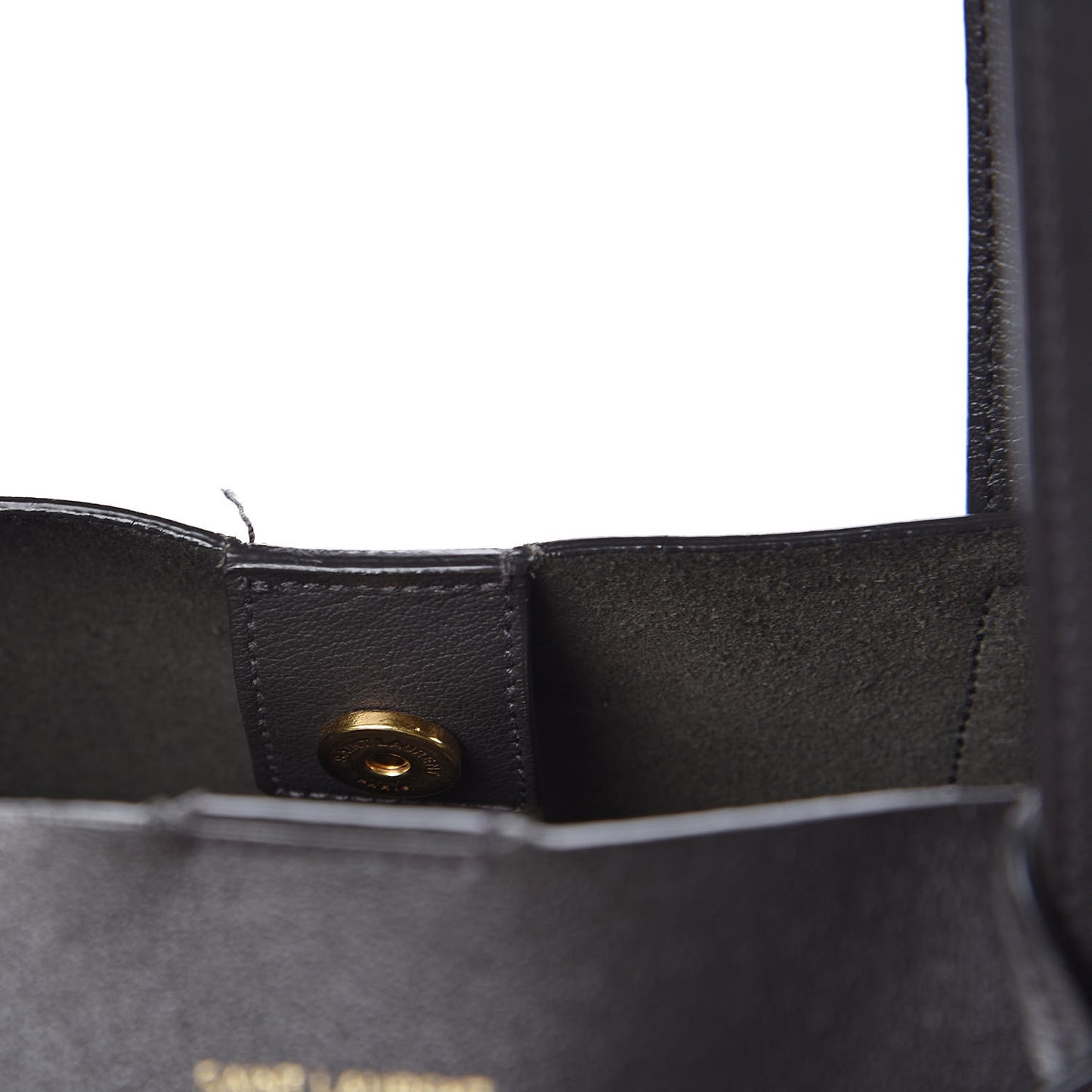 Calfskin Large Shopping Tote Dark Grey