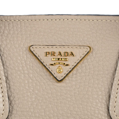Prada Vitello Daino Shopping Tote Pomice 7 of 10