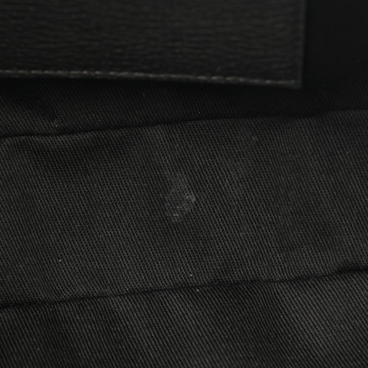 Hammered Calfskin Small Smile Hobo Black