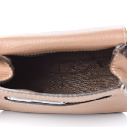 Chloe Calfskin Mini Marcie Round Crossbody Bag Nut 5 of 14