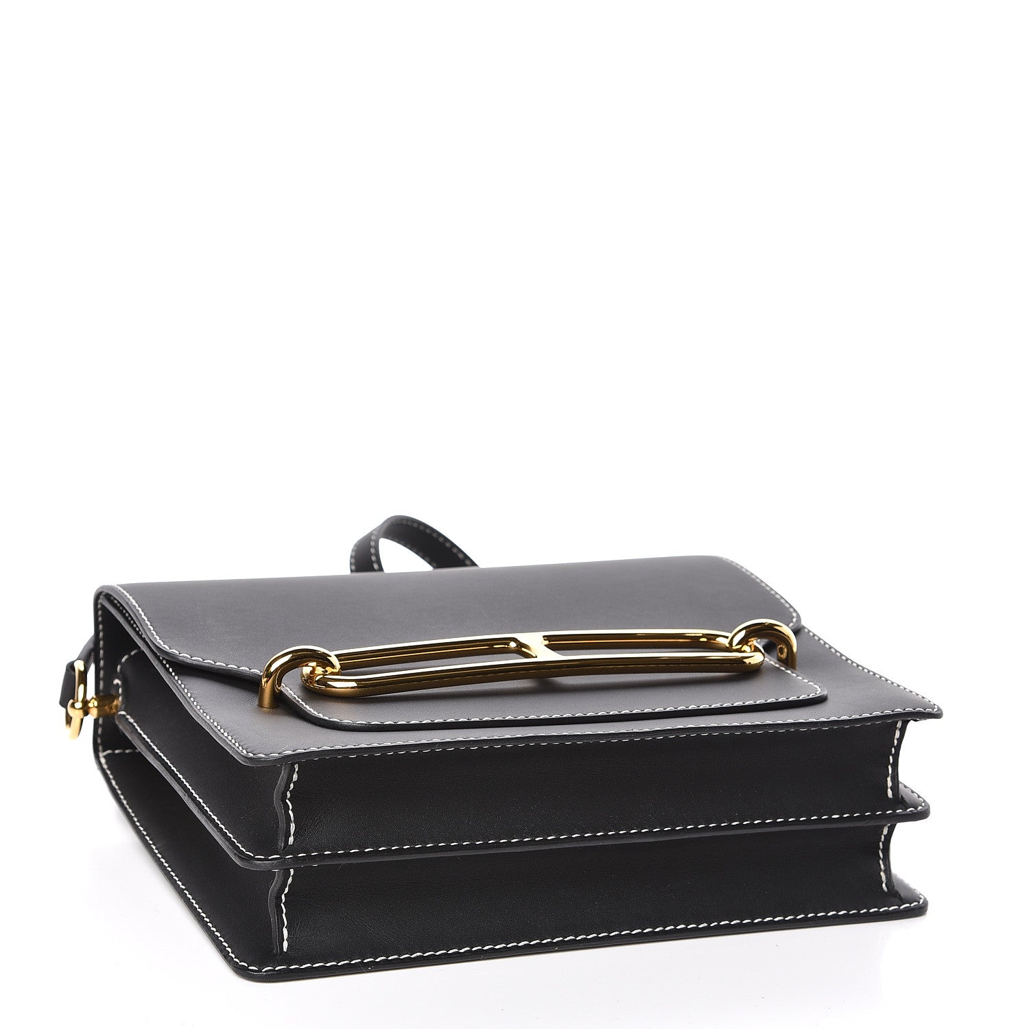 Hermes Veau Sombrero Sac Roulis 23 Black 4 of 10