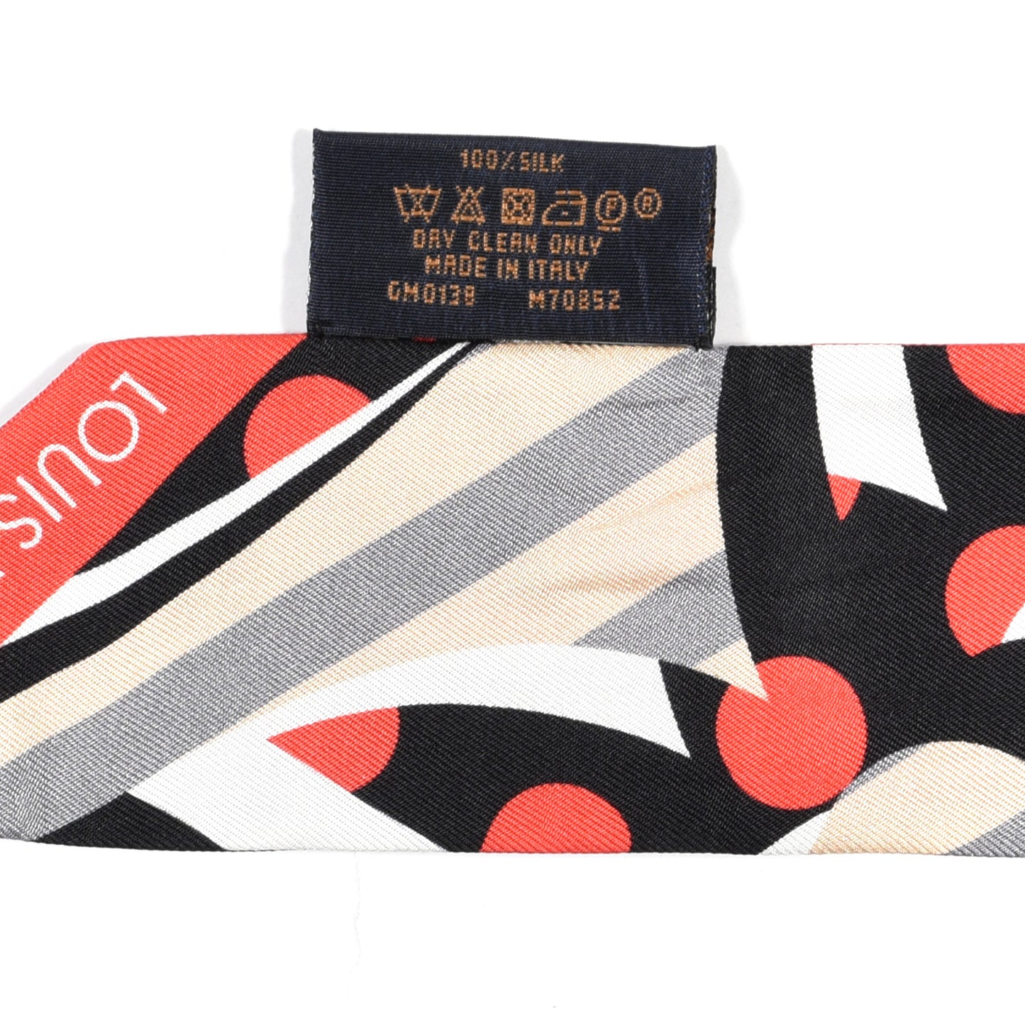 Silk Pop Monogram BB Bandeau Red